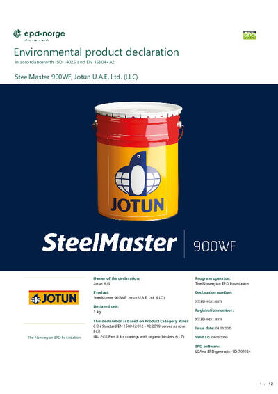 NEPD-9281-8874_SteelMaster-900WF--Jotun-UAE-Ltd--LLC-.pdf